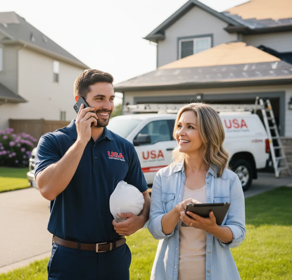 USA Roof Repair Experts customer support in Newcastle